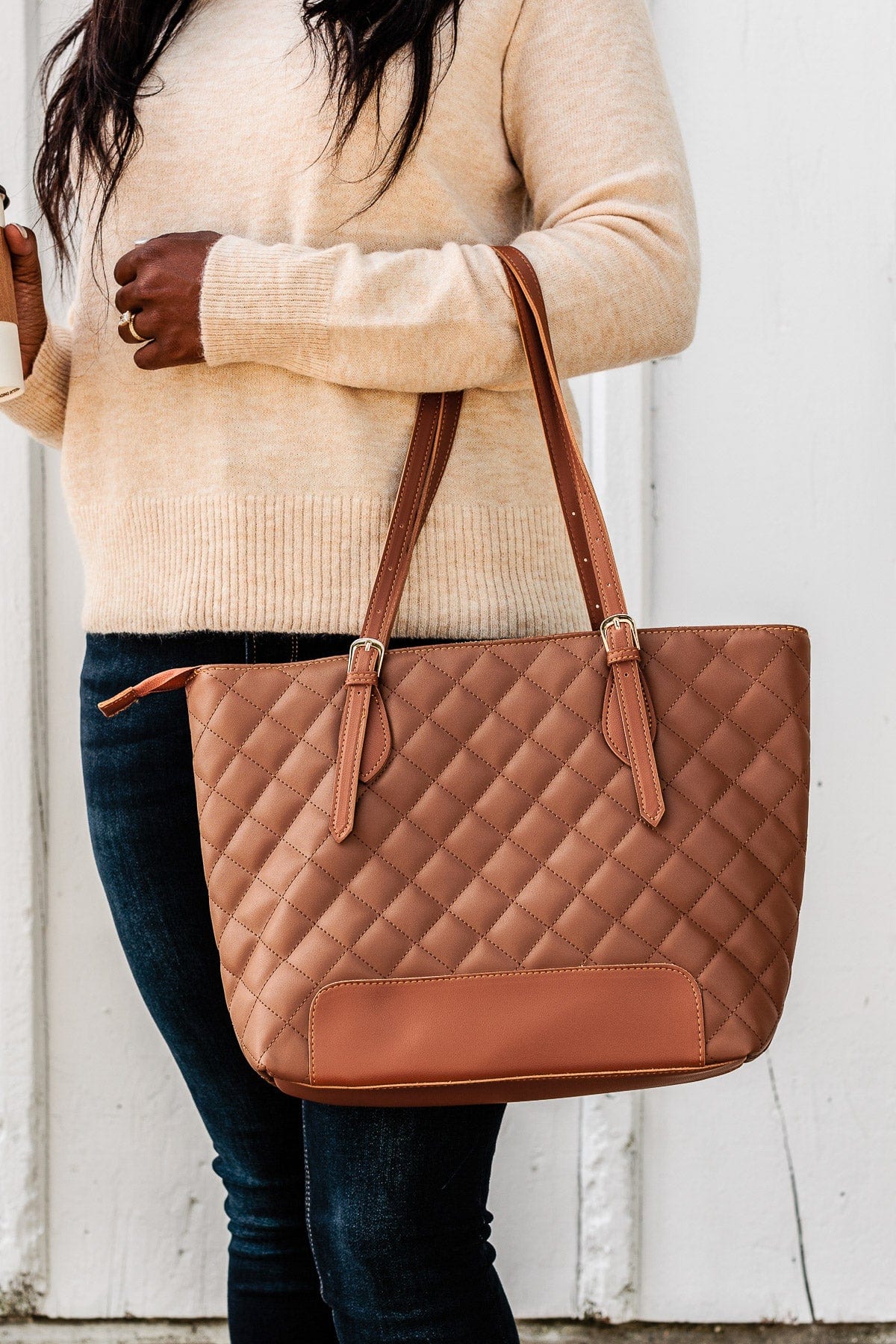 Wanting More Quilted Purse- Tan – The Pulse Boutique