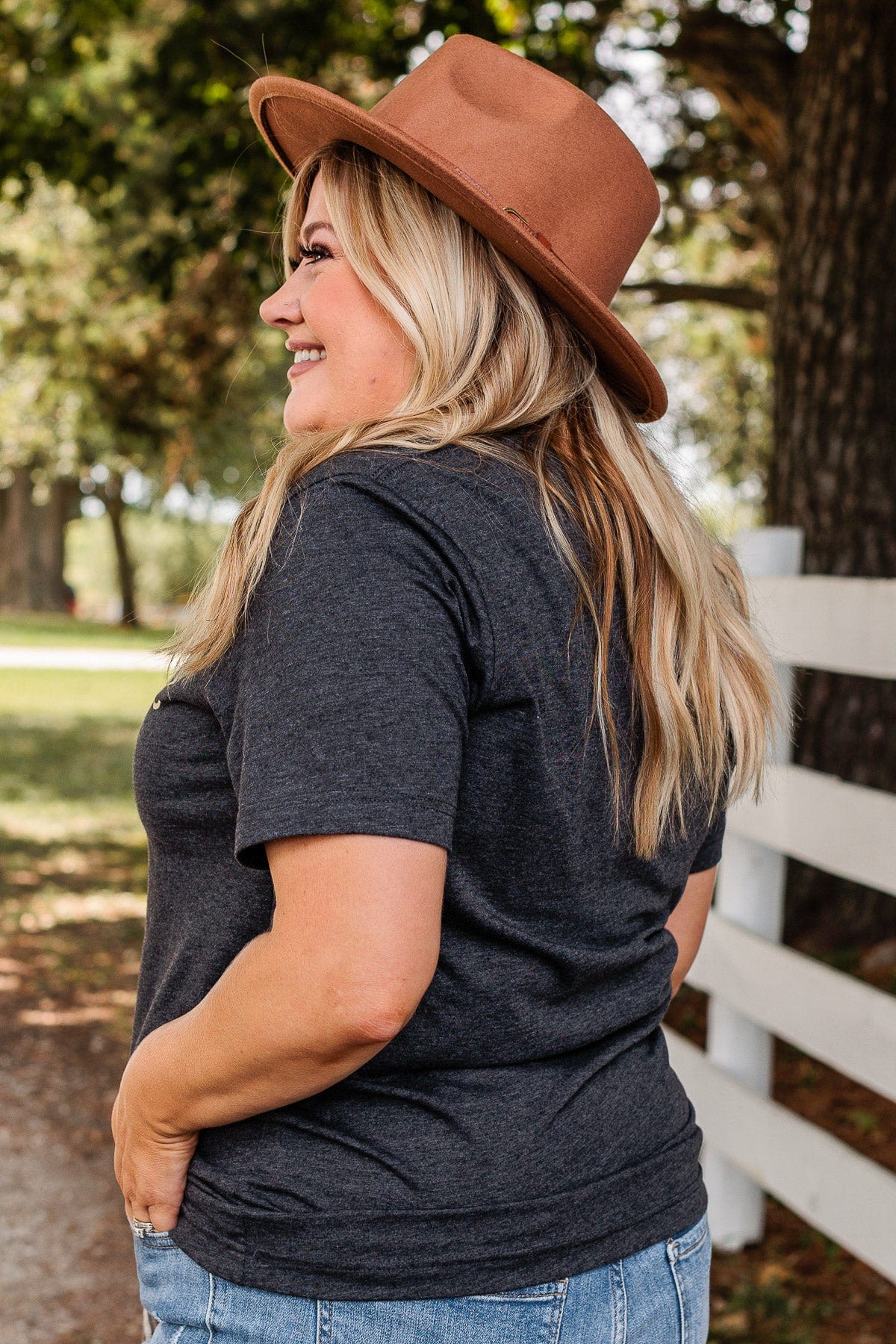 "Mama Needs Coffee" Graphic Tee- Dark Heather Grey