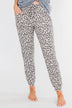 Running Wild Leopard Print Joggers