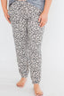 Running Wild Leopard Print Joggers