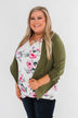 Pretty & Professional Blazer- Olive