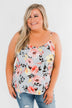 Always A Good Time Floral Tank Top- Periwinkle