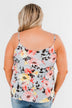 Always A Good Time Floral Tank Top- Periwinkle