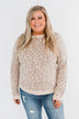 Naturally Fierce Leopard Sweater- Beige