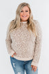 Naturally Fierce Leopard Sweater- Beige