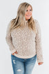 Naturally Fierce Leopard Sweater- Beige