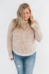 Naturally Fierce Leopard Sweater- Beige