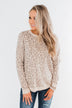 Naturally Fierce Leopard Sweater- Beige