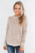 Naturally Fierce Leopard Sweater- Beige