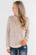 Naturally Fierce Leopard Sweater- Beige