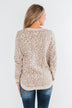 Naturally Fierce Leopard Sweater- Beige