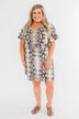 The Way You Move Dress- Snake Print