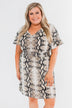 The Way You Move Dress- Snake Print