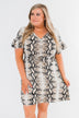 The Way You Move Dress- Snake Print