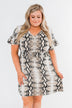 The Way You Move Dress- Snake Print