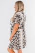 The Way You Move Dress- Snake Print