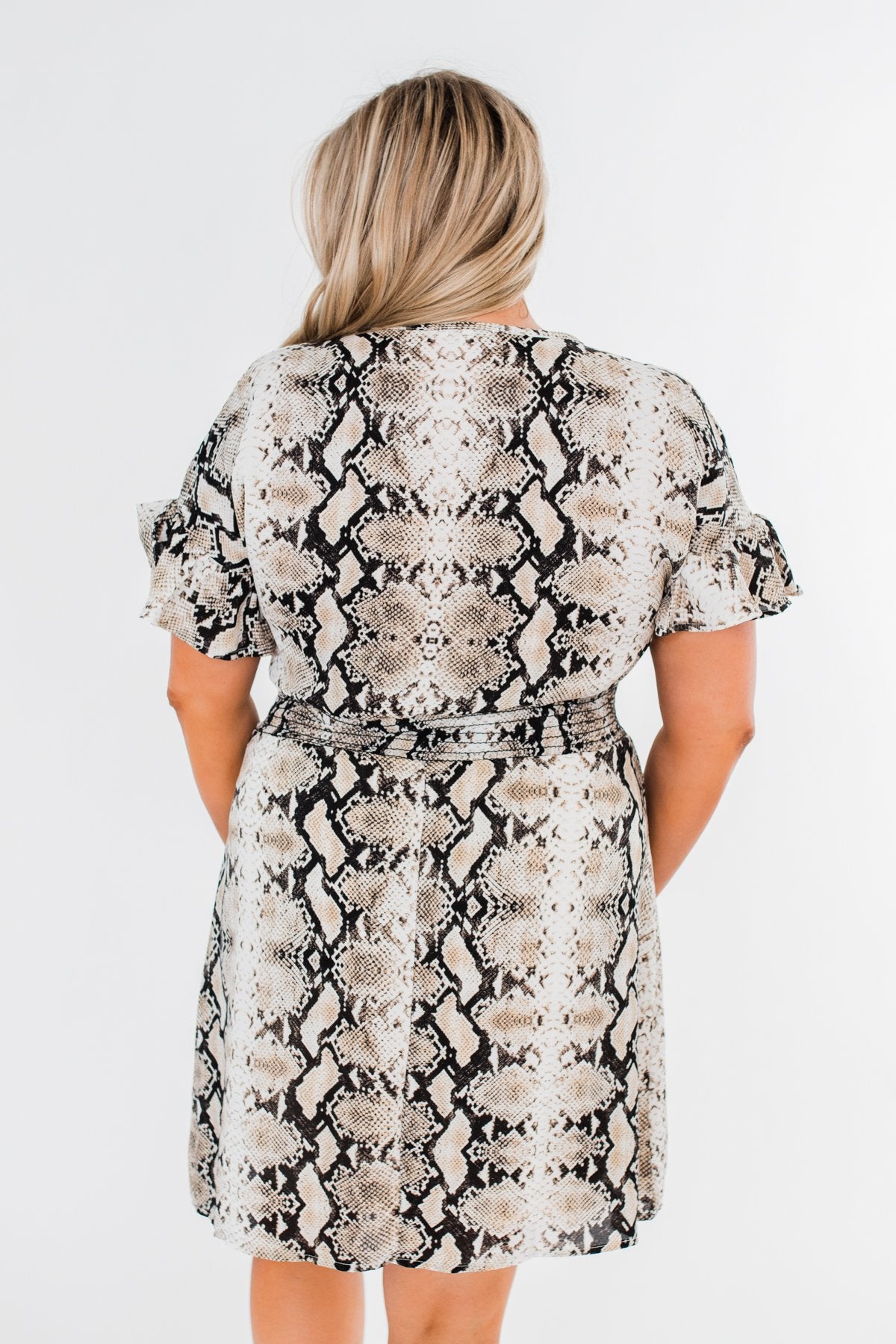 The Way You Move Dress- Snake Print