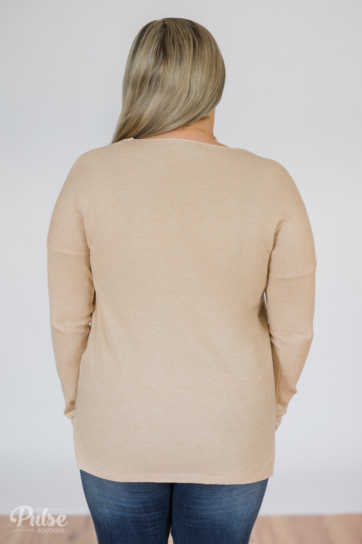 Truly Yours Sweater- Oatmeal