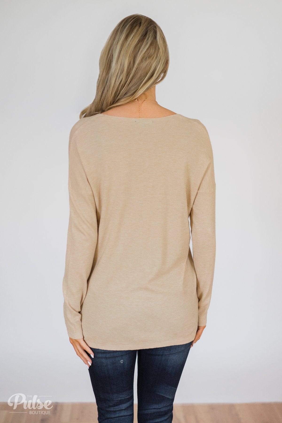 Truly Yours Sweater- Oatmeal