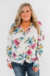 Good Life Floral Thermal Top- White
