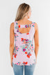 Waiting For You Floral Tank Top- Pink Lavender