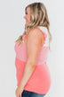 The Sweetest Thing Color Block Tank Top- Coral