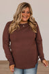 Butter Me Up Knit Sweater- Chocolate