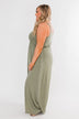 Next Right Step Maxi Dress- Olive