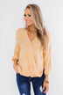 A Day In The Sun Light Flannel Blouse- Yellow