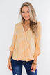 A Day In The Sun Light Flannel Blouse- Yellow