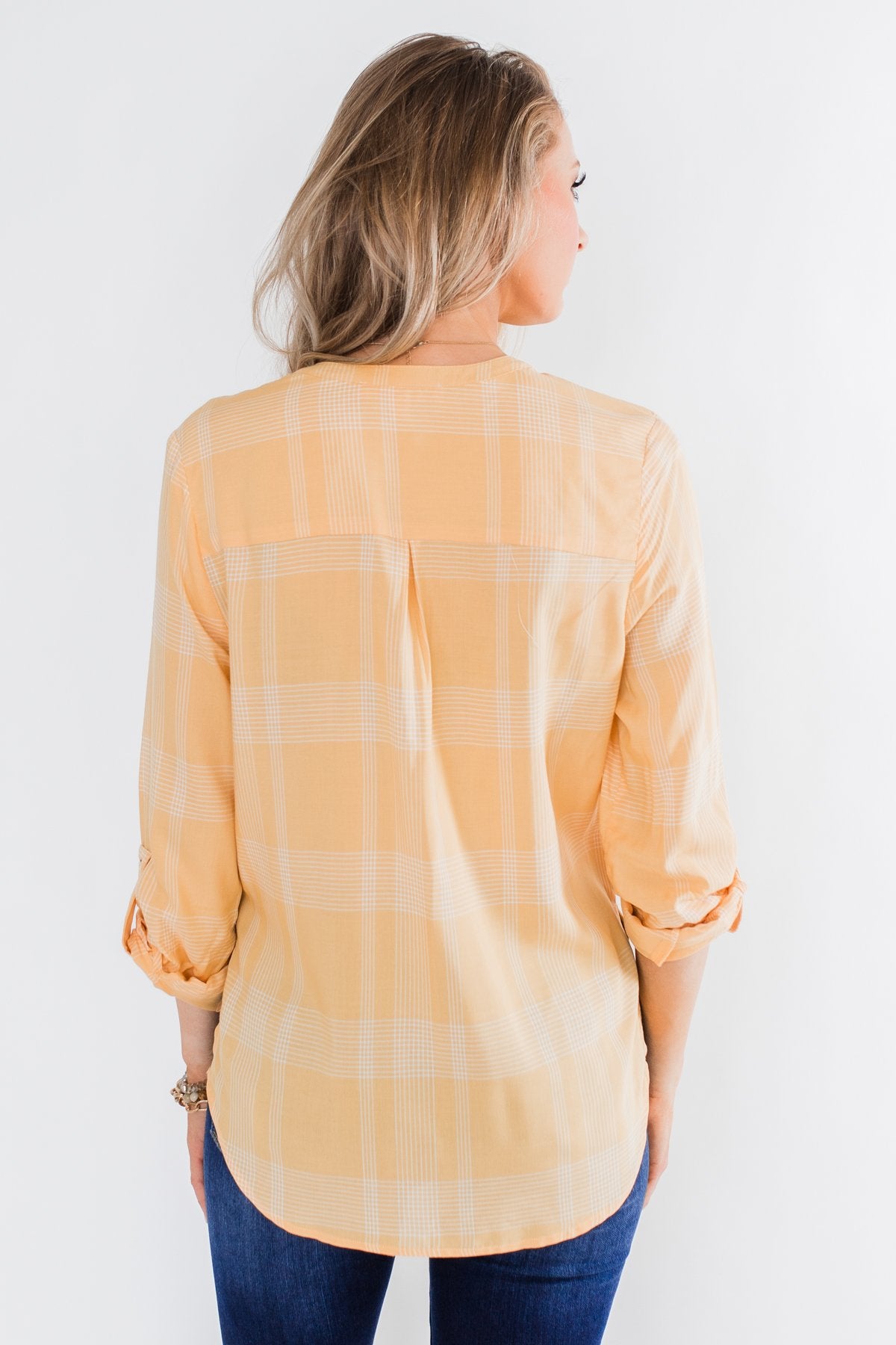 A Day In The Sun Light Flannel Blouse- Yellow