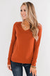 Never Felt This Way Sweater- Copper
