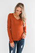 Never Felt This Way Sweater- Copper