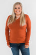 Never Felt This Way Sweater- Copper