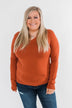 Never Felt This Way Sweater- Copper