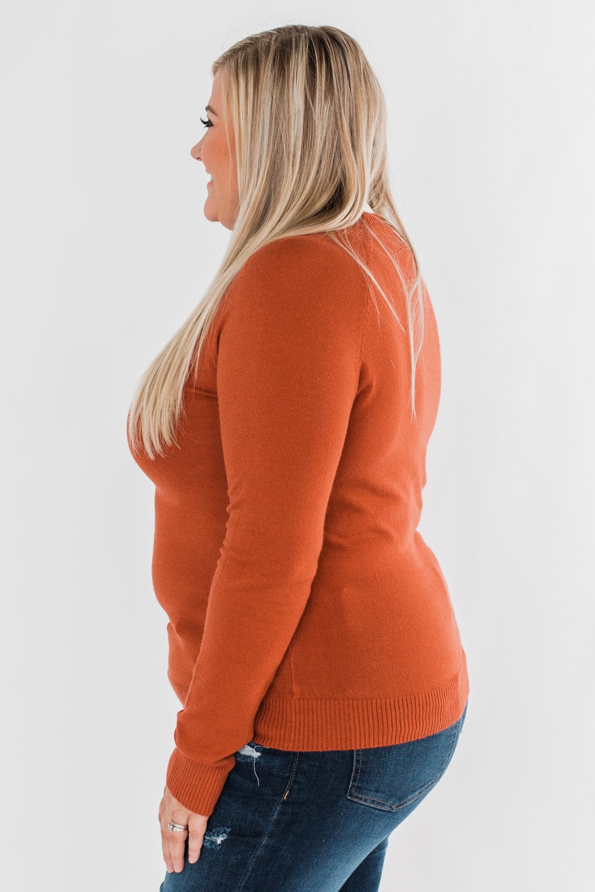 Never Felt This Way Sweater- Copper