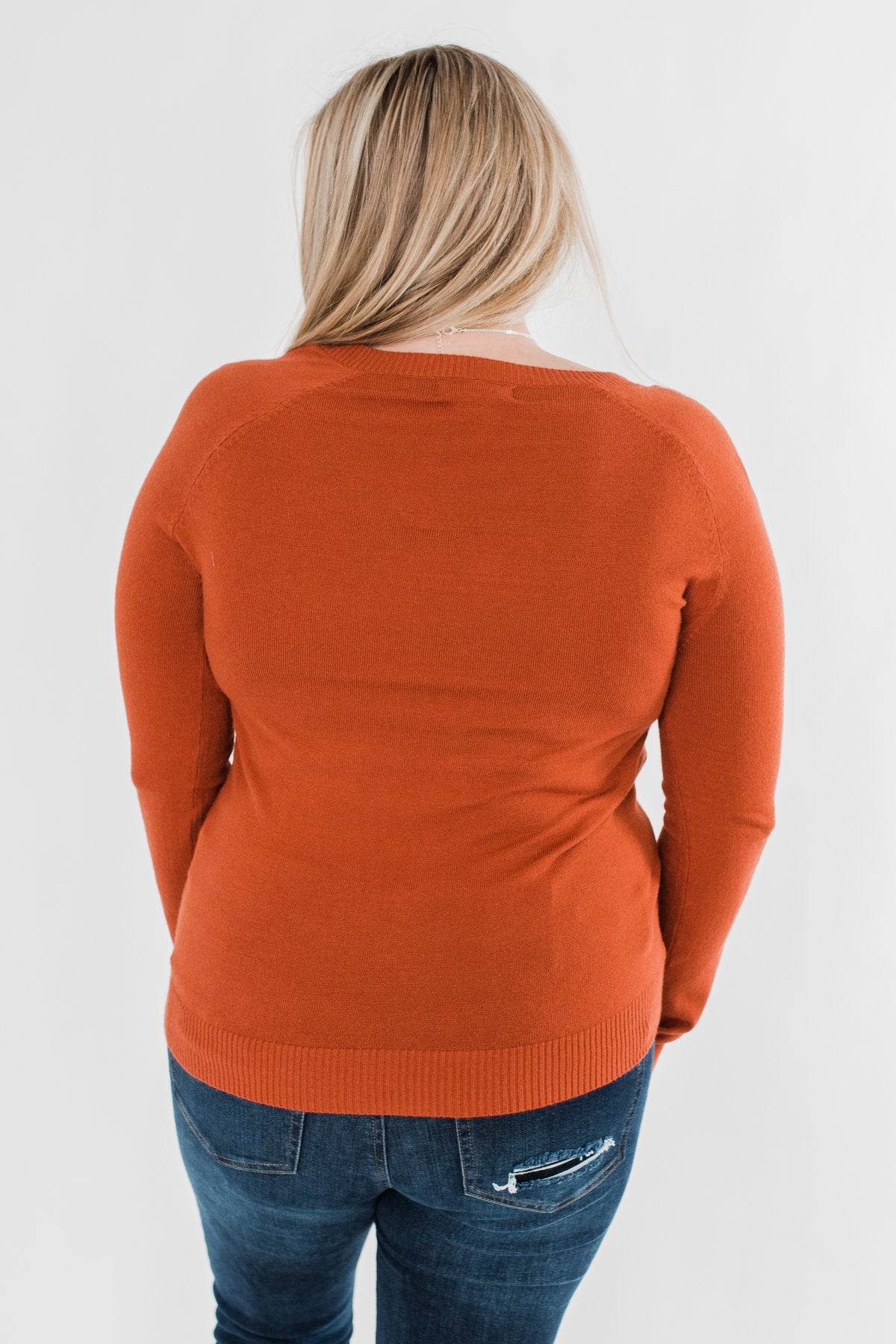 Never Felt This Way Sweater- Copper
