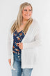 Simply Perfect Cardigan- White
