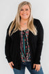 Simply Perfect Cardigan- Black