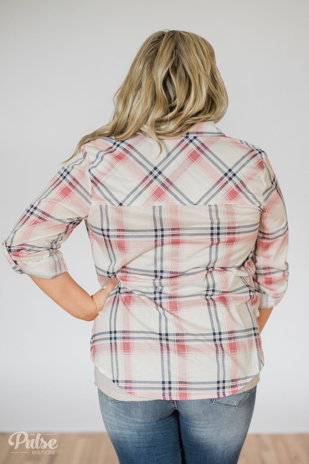 Plaid Perfection- Ivory & Pink
