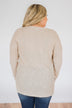 Soft & Cozy 4-Button Henley Top- Taupe
