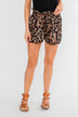 Feeling Wild Fashion Shorts- Leopard