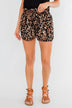 Feeling Wild Fashion Shorts- Leopard