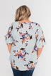 Chase Your Dreams Floral Blouse- Sky Blue