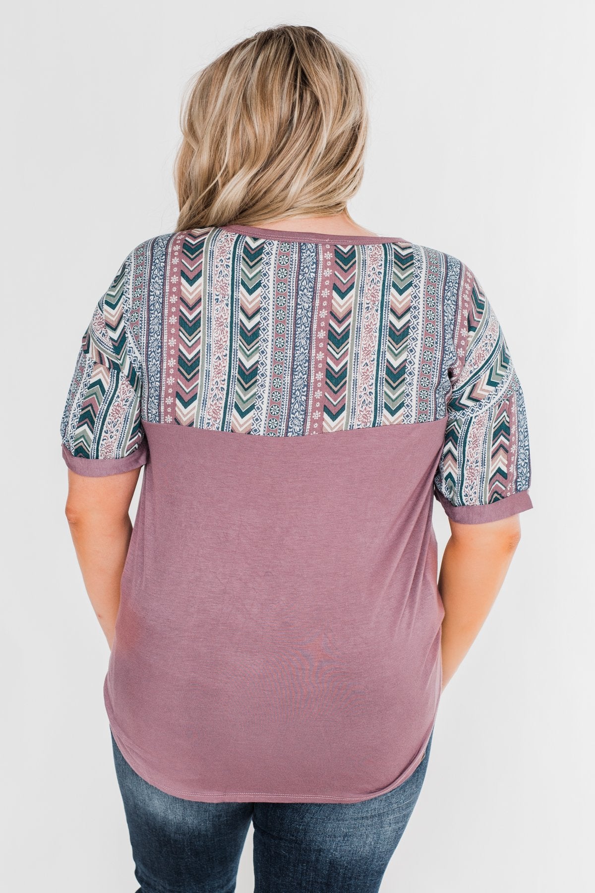 Hold Me Closer Top- Dusty Purple