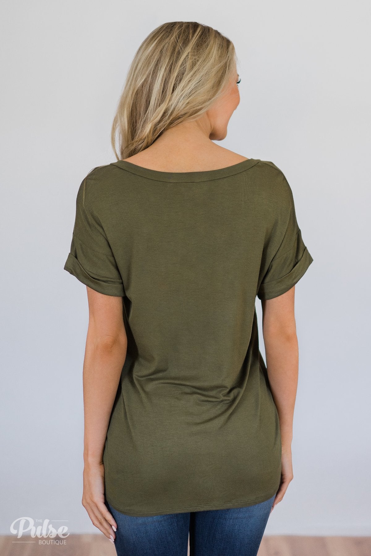 The Perfect Pocket Tee - Olive