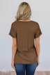 The Perfect Pocket Tee - Brown