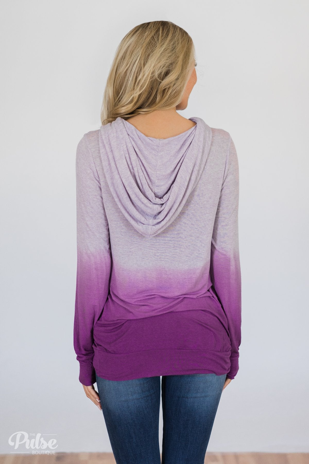 Purple ombre on sale hoodie