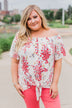 When I'm With You Off the Shoulder Top- Ivory