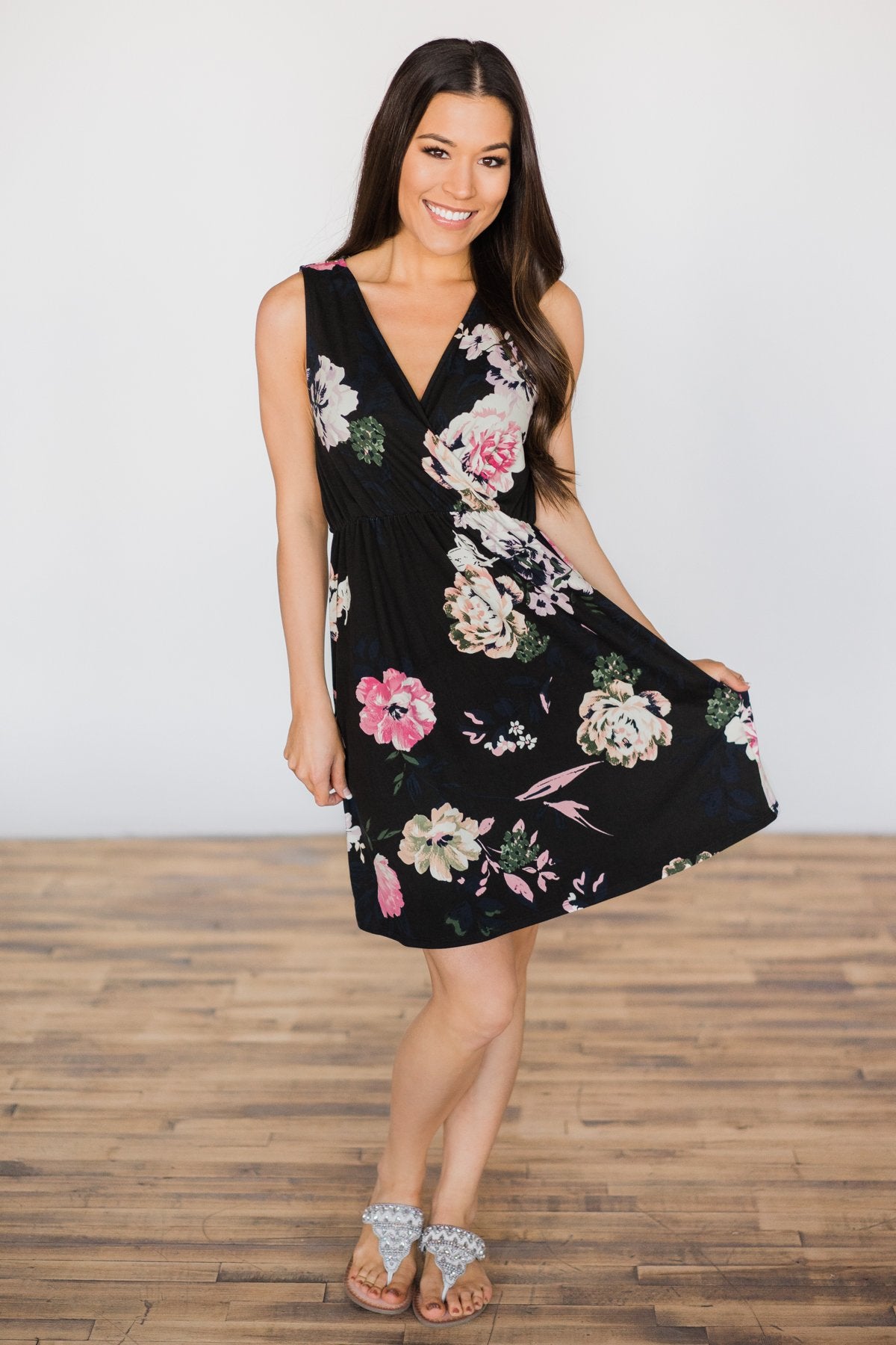 A Touch of Perfection Floral Dress